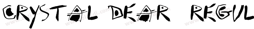 Crystal dear  Regula字体转换